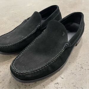 Tods Mens Suede Loafers